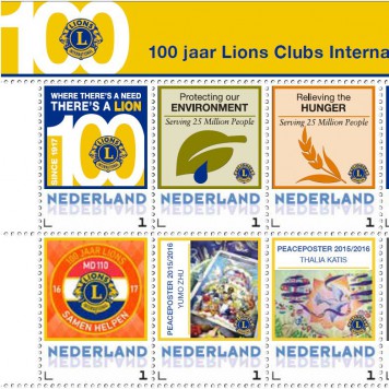 100jr Lions Postzegelactie